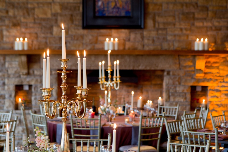 Candelabras in Lakeview Suite